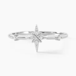 Histoire d'Or Bague Astre Precieux Argent Blanc Oxyde De Zirconium* Bagues|Bagues Fantaisie