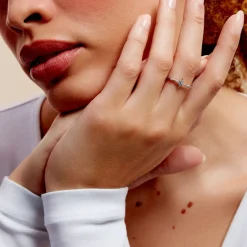 Histoire d'Or Bague Astre Precieux Argent Blanc Oxyde De Zirconium* Bagues|Bagues Fantaisie