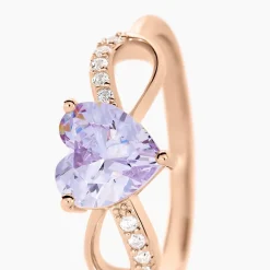 Histoire d'Or Bague Atieno Argent Rose Oxyde De Zirconium* Bagues|Bagues Fantaisie