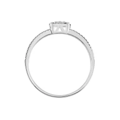 Histoire d'Or Bague Aude Or Blanc Diamant* Bagues|Bagues Avec Pierre