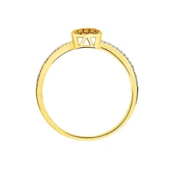 Best Histoire d'Or Bague Aude Or Jaune Saphir Et Diamant