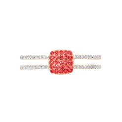 Histoire d'Or Bague Aude Or Rose Rubis Et Diamant* Bagues|Bagues Avec Pierre