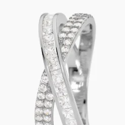 Online Histoire d'Or Bague Audon Argent Blanc Oxyde De Zirconium