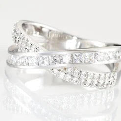 Online Histoire d'Or Bague Audon Argent Blanc Oxyde De Zirconium