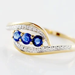 Histoire d'Or Bague Aurora Or Bicolore Saphir Et Diamant* Bagues