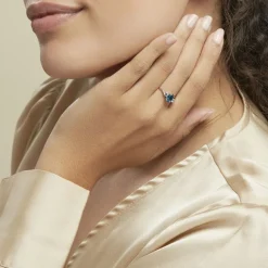 Histoire d'Or Bague Balthasar Or Blanc Topaze Topaze Oxyde* Bagues|Bagues Avec Pierre