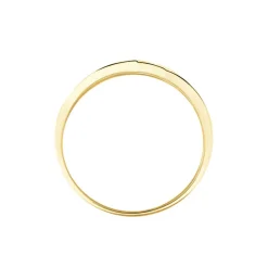 Clearance Histoire d'Or Bague Bandeau Or Jaune Oxyde De Zirconium