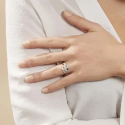 Sale Histoire d'Or Bague Barbara Or Blanc Diamant