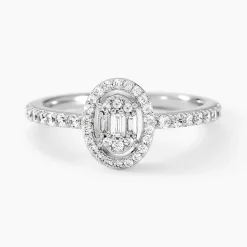 Histoire d'Or Bague Baroque Party Argent Blanc Oxyde De Zirconium* Bagues|Bagues Fantaisie