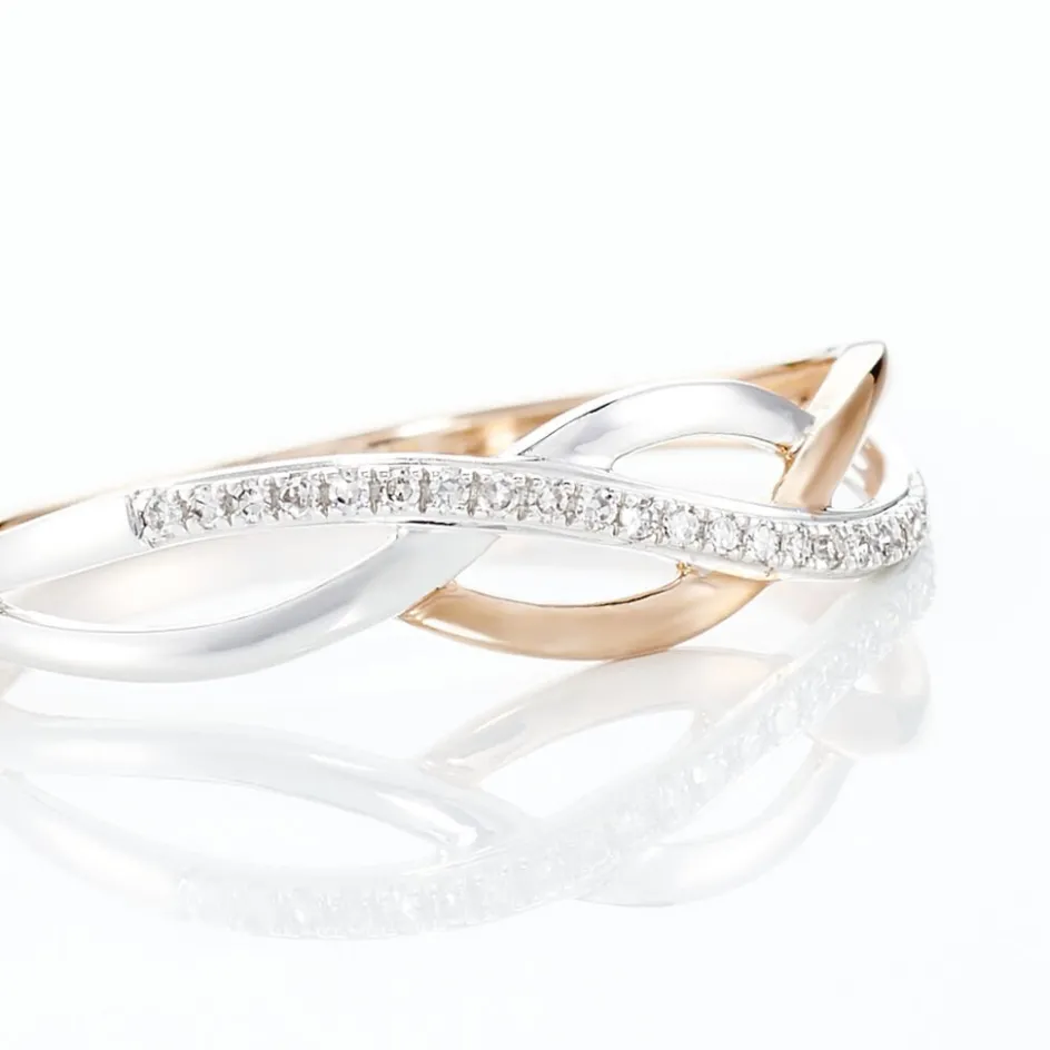 Histoire d'Or Bague Batista Or Bicolore Diamant* Bagues|Bagues Avec Pierre