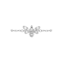 Discount Histoire d'Or Bague Bee Good Argent Blanc Oxyde De Zirconium