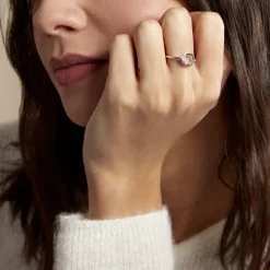 Histoire d'Or Bague Bee Good Argent Blanc Oxyde De Zirconium