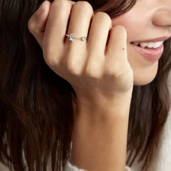 Histoire d'Or Bague Bee Good Argent Blanc Oxyde De Zirconium* Bagues|Bagues Fantaisie