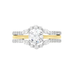 Histoire d'Or Bague Berlin Argent Bicolore Oxyde De Zirconium* Bagues|Bagues Avec Pierre