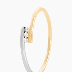 New Histoire d'Or Bague Brooke Or Bicolore Diamant