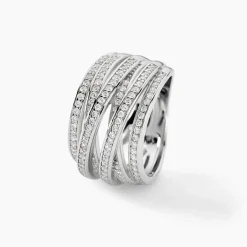 Histoire d'Or Bague Caledonia Argent Blanc Oxyde De Zirconium* Bagues|Bagues Avec Pierre