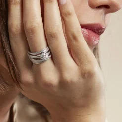 Histoire d'Or Bague Caledonia Argent Blanc Oxyde De Zirconium* Bagues|Bagues Avec Pierre