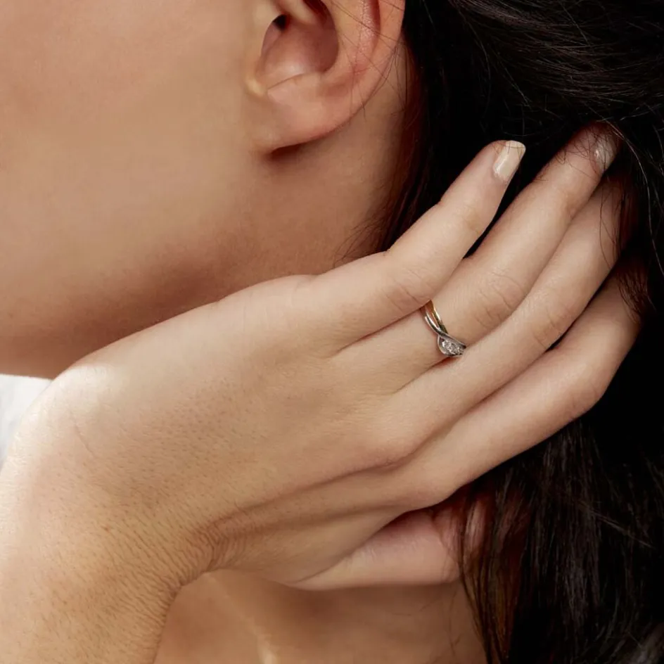 Histoire d'Or Bague Callie Or Bicolore Diamant* Bagues|Bagues Avec Pierre