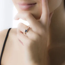 Histoire d'Or Bague Camilia Or Blanc Quartz* Bagues|Bagues Avec Pierre