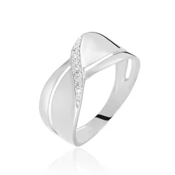 Histoire d'Or Bague Camomille Or Blanc Diamant