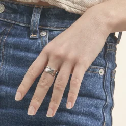 Histoire d'Or Bague Camomille Or Blanc Diamant