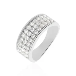 Clearance Histoire d'Or Bague Cecelia Argent Blanc Oxyde De Zirconium
