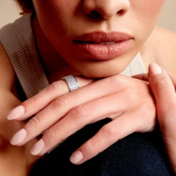 Best Histoire d'Or Bague Cecelia Argent Blanc Oxyde De Zirconium