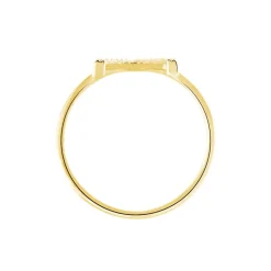 Outlet Histoire d'Or Bague Celene Or Jaune Oxyde De Zirconium