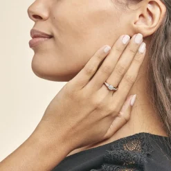 Outlet Histoire d'Or Bague Celia or rose diamant