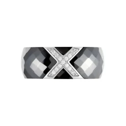 Discount Histoire d'Or Bague Ceramique X Argent Blanc Oxyde De Zirconium Et Céramique