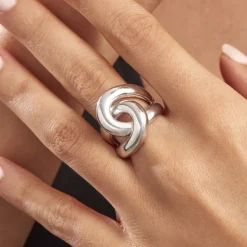 Sale Histoire d'Or Bague Chaili Argent Blanc