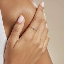 Histoire d'Or Bague Chaine Rio Selaron Argent Oxyde De Zirconium* Bagues|Bagues Fantaisie