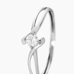 Histoire d'Or Bague Chamirame Or Blanc Oxyde De Zirconium* Bagues|Bagues Avec Pierre