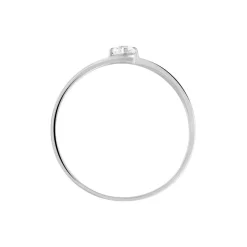 Histoire d'Or Bague Chamirame Or Blanc Oxyde De Zirconium* Bagues|Bagues Avec Pierre