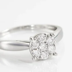 Histoire d'Or Bague Charlene Platine Blanc Diamant* Bagues|Bagues Avec Pierre