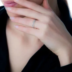 Best Histoire d'Or Bague Charlye Or Blanc Diamant