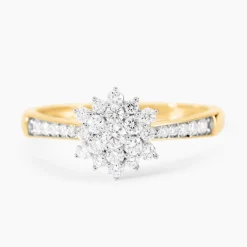 New Histoire d'Or Bague Chucho Or Jaune Diamant