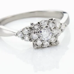 Best Histoire d'Or Bague Cierra Platine Blanc Diamant