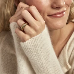 Sale Histoire d'Or Bague Clive Acier Doré