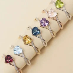 Histoire d'Or Bague Clothilde Or Blanc Topaze Et Oxyde De Zirconium* Bagues|Bagues Avec Pierre