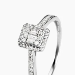 Online Histoire d'Or Bague Collection 1986 Or Blanc Diamant