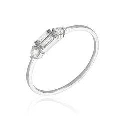 Best Histoire d'Or Bague Collection 1986 Or Blanc Diamant