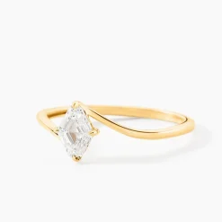 Online Histoire d'Or Bague Collection Icone Or Jaune Diamant Synthétique