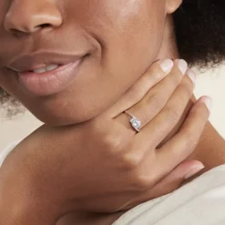 Histoire d'Or Bague Conception Argent Blanc Oxyde De Zirconium* Bagues|Bagues Fantaisie