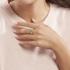 Histoire d'Or Bague Crista Et Diamant* Bagues|Bagues Avec Pierre