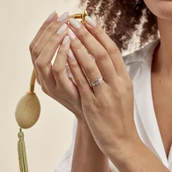 Histoire d'Or Bague Croisee* Bagues|Bagues Avec Pierre