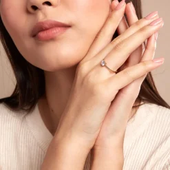 New Histoire d'Or Bague Cymbeline Or Jaune Oxyde De Zirconium