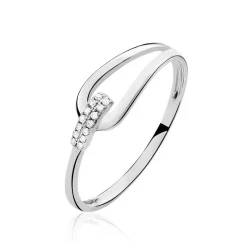 Hot Histoire d'Or Bague Cyranna or blanc diamant