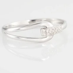 Hot Histoire d'Or Bague Cyranna or blanc diamant