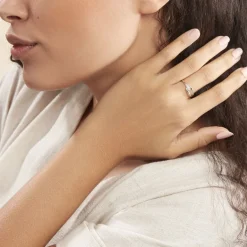 Hot Histoire d'Or Bague Cyranna or blanc diamant